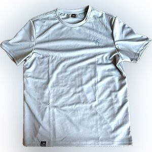 Gray Short Sleeve Crew Neck Tee